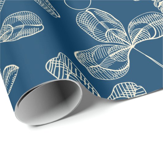 Clover Pattern Geschenkpapier (Rolleneckpunkt)