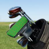 Clover Pattern Golf Headcover (In Situ)