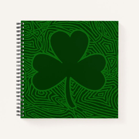 Clover Pattern Notizblock (Vorderseite)