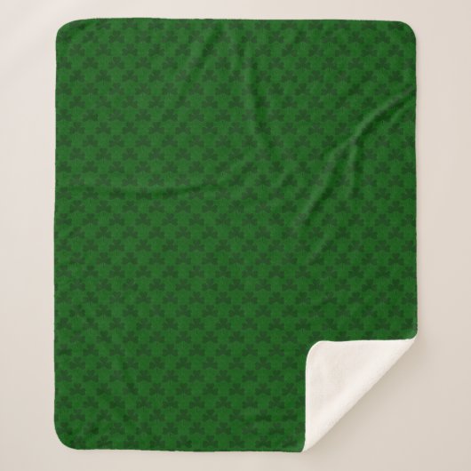 Clover Pattern Sherpadecke (Vorderseite)