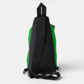 Clover Personalisiertes Muster Crossbody Bag (Rückseite)