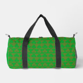 Clover Personalisiertes Muster Klein Duffle Bag (Vorderseite)