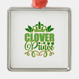 Clover Prince Ornament Aus Metall