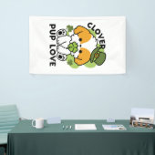 Clover Pup Liebe - St. Patrick's Day Dog Design Banner (Messeveranstaltung)