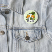 Clover Pup Liebe - St. Patrick's Day Dog Design Button (Beispiel)