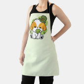Clover Pup Liebe - St. Patrick's Day Dog Design Schürze (InSitu)