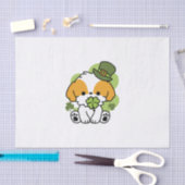 Clover Pup Liebe - St. Patrick's Day Dog Design Seidenpapier (Handwerk)