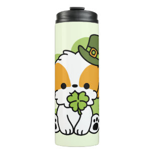 Clover Pup Liebe - St. Patrick's Day Dog Design Thermosbecher