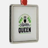 Clover Queen Ornament Aus Metall (Rechts)