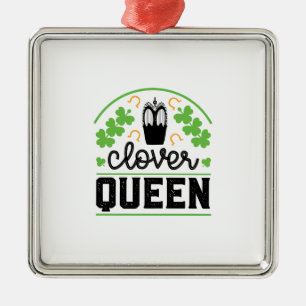 Clover Queen Ornament Aus Metall