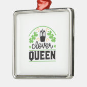 Clover Queen Ornament Aus Metall (Links)