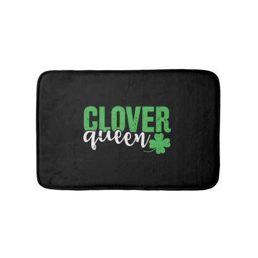Clover Queen St. Patricks Day Badematte (Vorderseite)