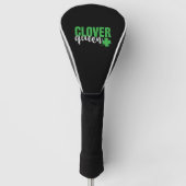 Clover Queen St. Patricks Day Golf Headcover (Vorderseite)