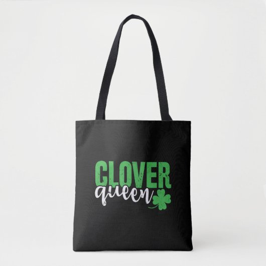 Clover Queen St. Patricks Day Tasche (Vorderseite)
