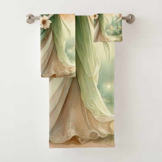 Clover Serenity Angel Badhandtuch Set (Insitu)