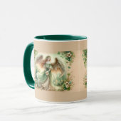 Clover Serenity Angel Coffee Cup Mug Tasse (Vorderseite Links)