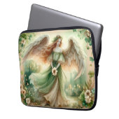 Clover Serenity Angel Laptopschutzhülle (Vorderseite Links)