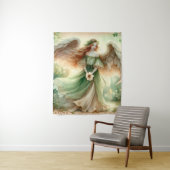 Clover Serenity Angel Wandteppich (Beispiel)