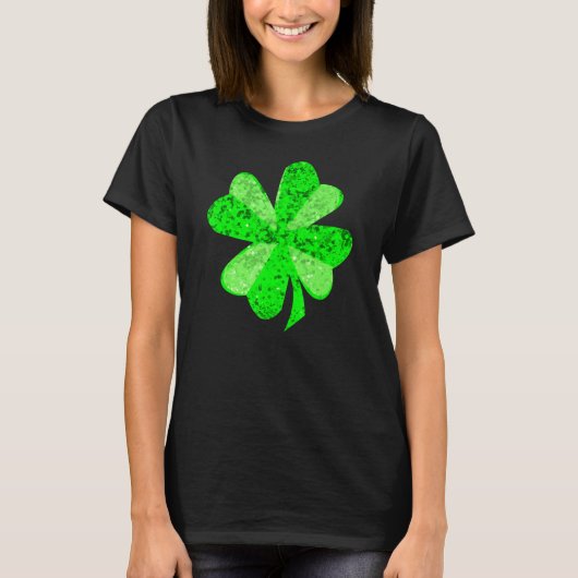Clover Shamrock Funny St Saint Patrick's Day T-Shirt (Vorderseite)