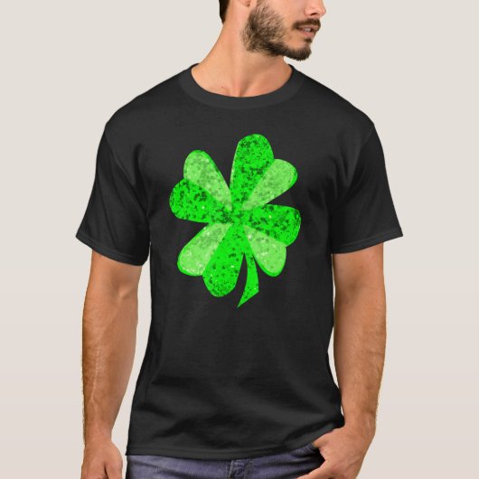 Clover Shamrock Funny St Saint Patrick's Day T-Shirt (Vorderseite)