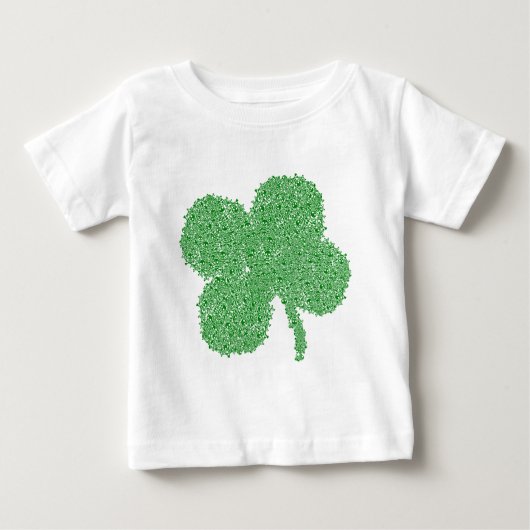 Clover Skulls - St Patrick's Day Lucky Green Baby T-shirt (Vorderseite)