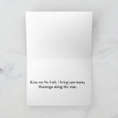 Clover St Patrick Card Karte (Innenseite)