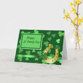 Clover St Patrick Card Karte (Gelbe Blume)