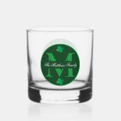 Clover St. Patrick's Day Whiskyglas (Vorderseite)