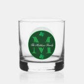 Clover St. Patrick's Day Whiskyglas (Rückseite)