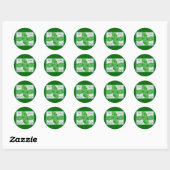 Clover St Patty's Day Aufkleber (Blatt)