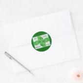 Clover St Patty's Day Aufkleber (Umschlag)