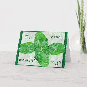 Clover St Patty's Day Card Feiertagskarte
