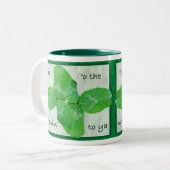 Clover St Patty's Day Tasse (Vorderseite Links)