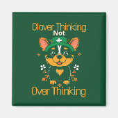 Clover Thinking Dog Magnet (Vorne)