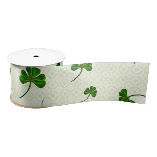 Clover Trail Whimsical Folk Art GIFTING Satinband