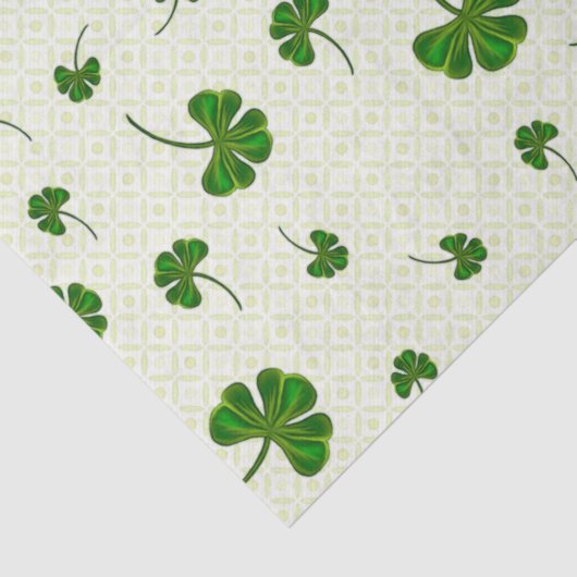 Clover Trail Whimsical Folk Art GIFTING Seidenpapier (Detail)