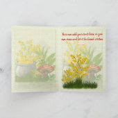 Clover Trail Whimsical Folk PERSONALISIERT Karte (Innenseite)