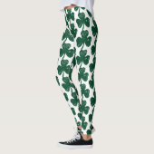 Clover Vibes Stilvolle Grunge St. Patrick's Day Leggings (Links)