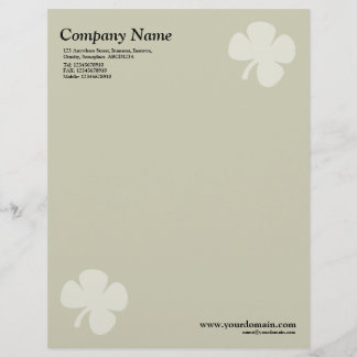 Clover - Warme Beige Briefkopf