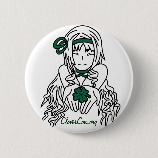 CloverCon Button (Vorderseite)