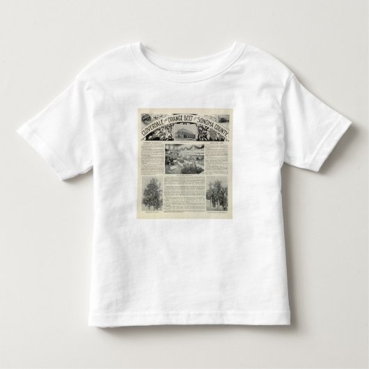 Cloverdale, Kalifornien Kleinkind T-shirt (Vorderseite)