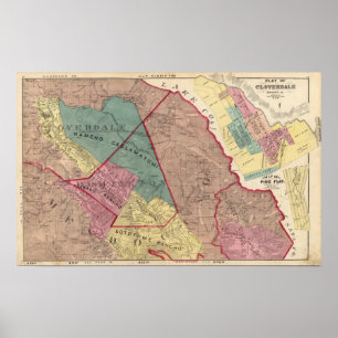 Cloverdale, Washington, Mendocino Poster