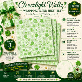 Cloverlight-Walzer Geschenkpapier Set