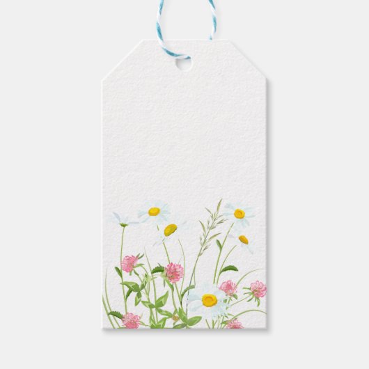 Clovers & Daisies Geschenkanhänger (Vorderseite)