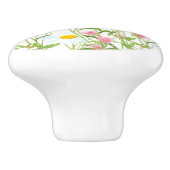 Clovers & Daisies Keramikknauf (Seitenansicht)