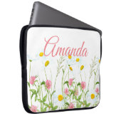 Clovers & Daisies Laptopschutzhülle (Vorne Rechts)