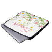 Clovers & Daisies Laptopschutzhülle (Vorne Knopf)