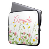 Clovers & Daisies Laptopschutzhülle (Vorderseite Links)