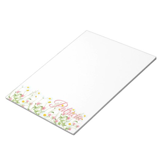 Clovers & Daisies Notizblock (angewinkelt)