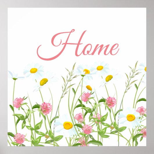 Clovers & Daisies Poster (Vorne)